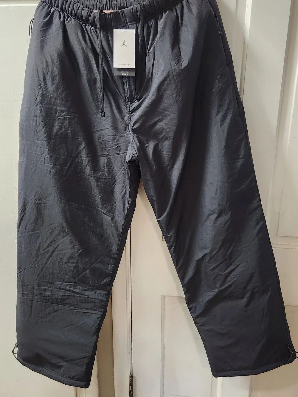 NIKE JORDAN MOUNTAINSIDE Men's Black Wide-Leg Insulated Pants SZ.L